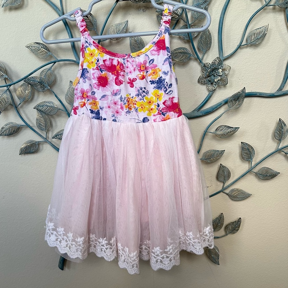Rachel Ashwell floral & lace dress 12 mths